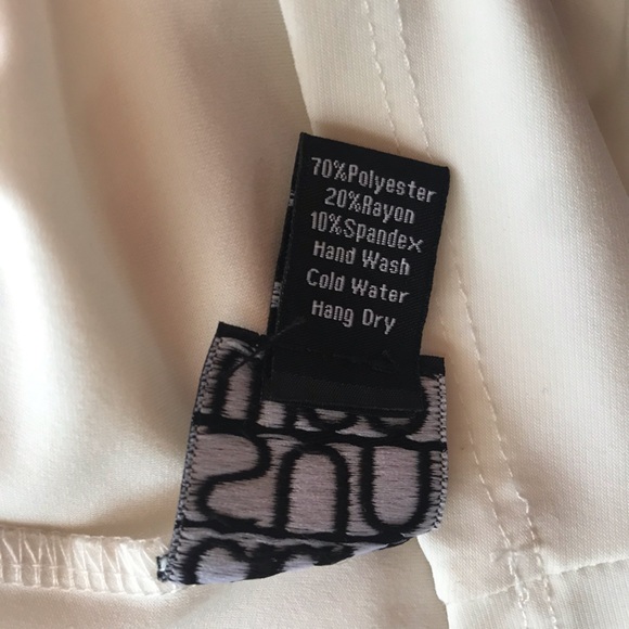 NWT Clara Sun Woo Mid Length V-Neck Tank - Ivory, size XL - Picture 7 of 7